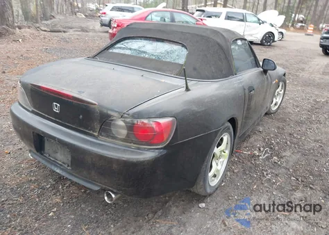 2000 Honda S2000 из США, поврежденный, VIN JHMAP1148YT000697